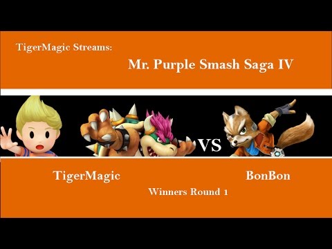 Mr. Purple Smash Saga IV- TigerMagic (Lucas, Bowser) vs. BonBon (Fox)- Winners Round 1 Smash 4