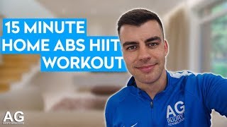 Wednesday Workout - 15 Minute Bodyweight Abs HIIT Workout to do at Home - #002