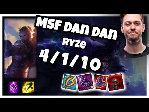 MSF Dan Dan Ryze MID (4/1/10) vs ZED Gameplay Replay - Patch 10.20