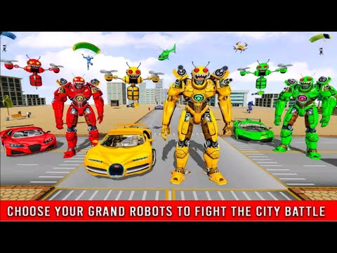 Bee Robot Car TransFormation Game New Robot Game 2021 | Gaming Stunt