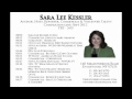 Sara Lee Kessler Audio Demo