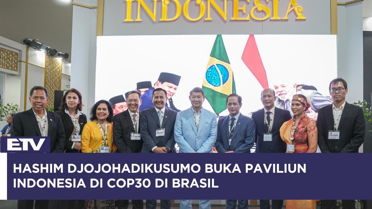 Hashim Djojohadikusumo Buka Paviliun Indonesia di Konferensi Iklim PBB ke-30 di Brasil