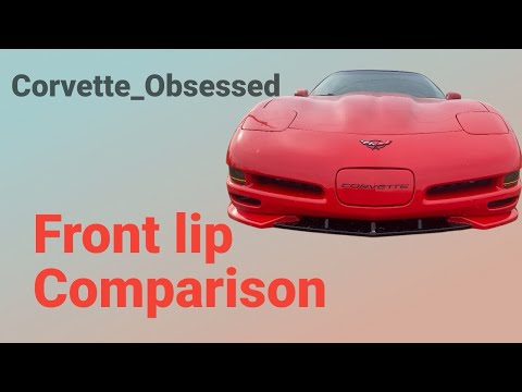 C5 Corvette Front Lip Comparison