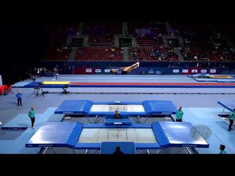 STEVENS Jessica (USA) W - 2022 Trampoline Worlds, Sofia (BUL) - Q Trampoline Exercise 2