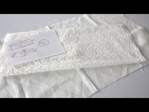 I got the idea for this headpiece from movies of the 60s. It's popular again now and easy to sew.