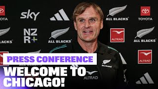 Inside the All Blacks’ prep for Ireland in Chicago | Press Conference Thumbnail