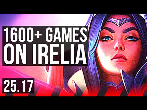 IRELIA vs MALPHITE (TOP) | 8 solo kills, 1600+ games, Dominating | KR Master | 25.17