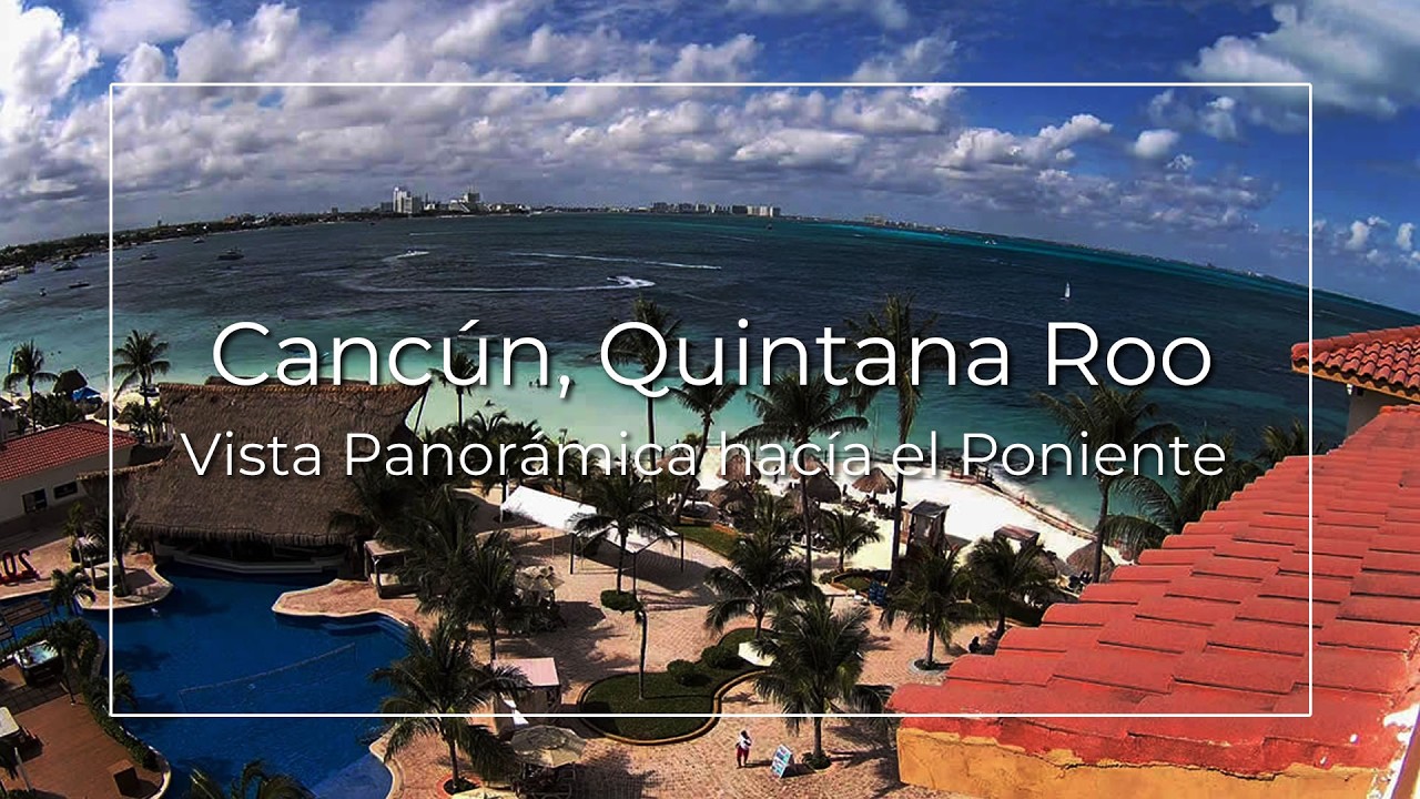 Live webcam view of Cancún Bay View from Fiesta Americana