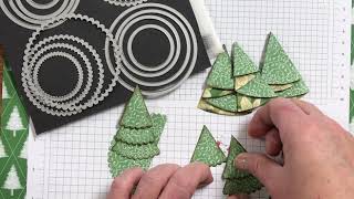Paper Christmas Trees - fun fold and more!