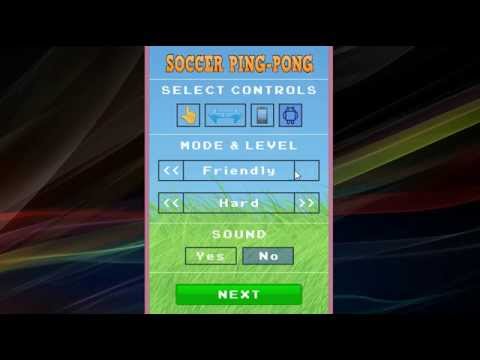 Soccer Ping-Pong video