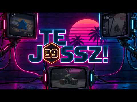TE JÖSSZ! - 39. adás: 3-3 RONDA, DE FINOM JÁTÉK @GameObscuraCsibu @Akockaelvanvetve - d3meeples