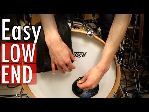Make Any Kick Drum Deep & Beefy: How to Tune & Muffle a Cheap Bass Drum For Maximum Tone & Low End