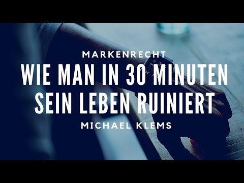 Markenrecht: Wie man mit einer Namensidee in 30 Minuten sein Leben ruinieren kann