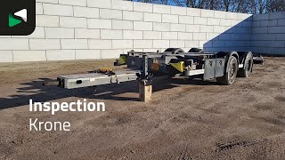 العربات المقطورة شاحنة نقل الحاويات HW HWZCB 1878 2 axles TUV 01/27 20ft | صورة 4 - Autoline