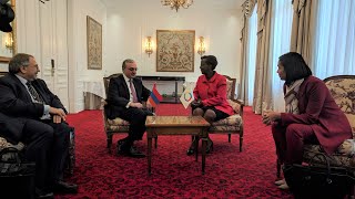 ԱԳ նախարար Զոհրաբ Մնացականյանի հանդիպումը Ֆրանկոֆոնիայի գլխավոր քարտուղար Լուիզ Մուշիկիվաբոյի հետ