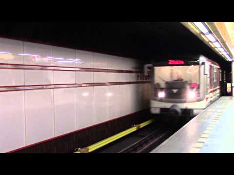 Prague Metro Pražské Line B Palmovka Stanice