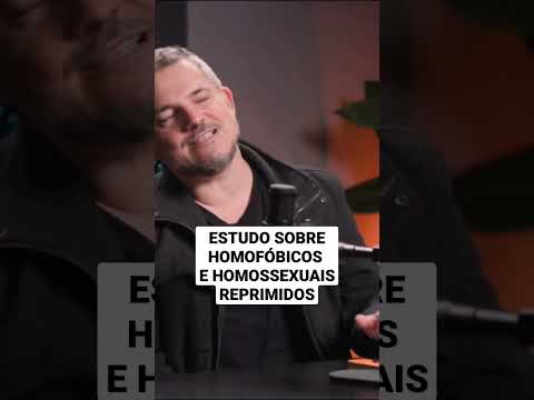 Estudo americano sobre homofóbico serem homossexuais reprimidos. #homofobia #homossexualidade