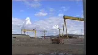 preview picture of video 'Harland & Wolff Cranes'