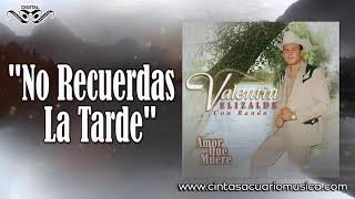 NO RECUERDAS LA TARDE | Valentin Elizalde Con Banda Sinaloense