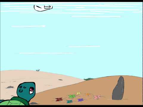 Animación Tortuga. [Flash - 8] - No a la contaminación.