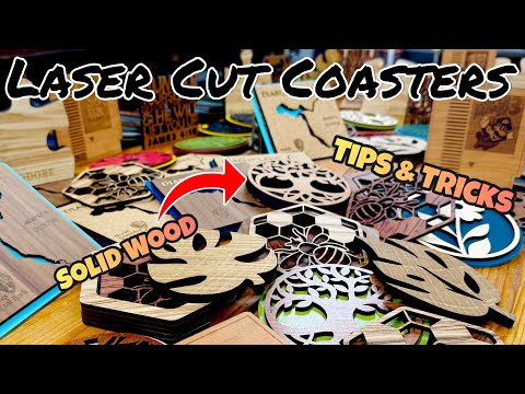 Laser Cut Coasters: Tips & Tricks, Sales Ideas, Tutorials, Free Files, & More