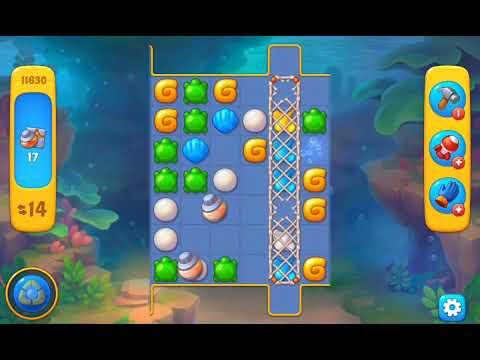 Fishdom Easy Level 11630 (with ingame lightning booster) @choraelmin