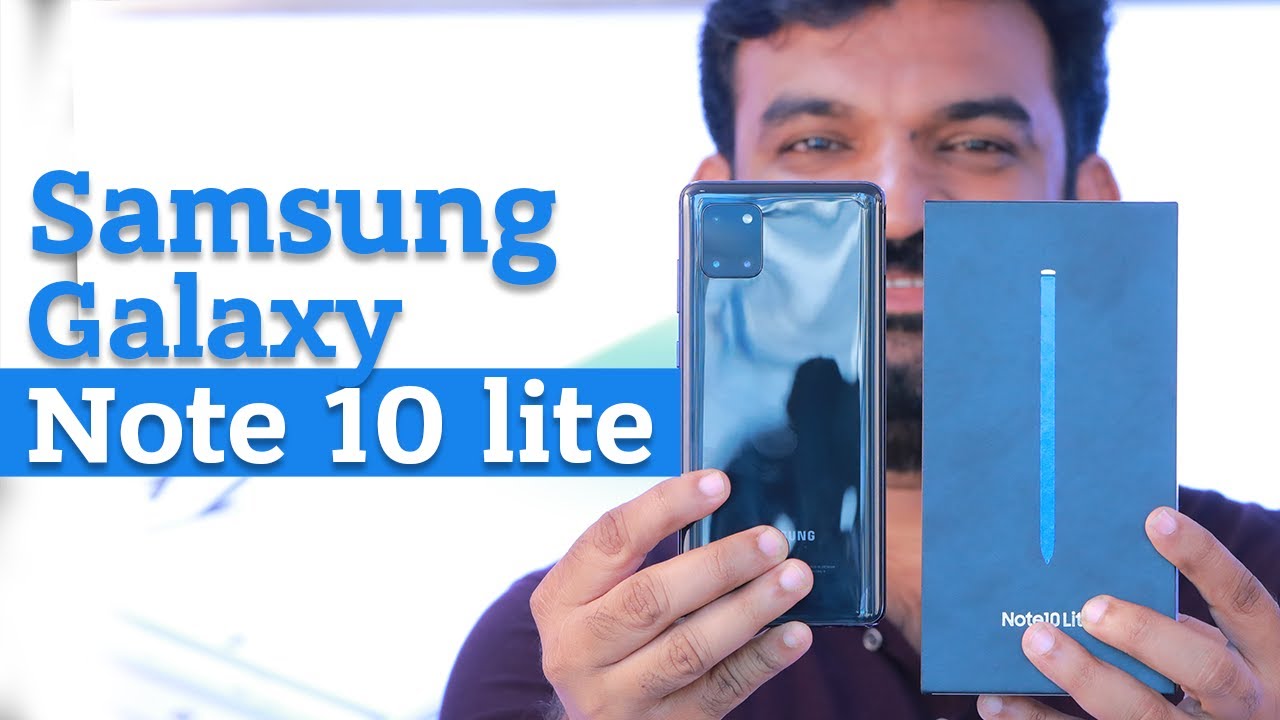 Samsung Galaxy Note 10 lite Malayalam Unboxing and First Impression