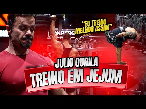 TREINO EM JEJUM DO JULIO GORILA