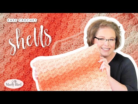 Easy Crochet Shell Stitch 🌟BONUS MATERIAL🌟 || Free Shell Stitch Baby Blanket Pattern