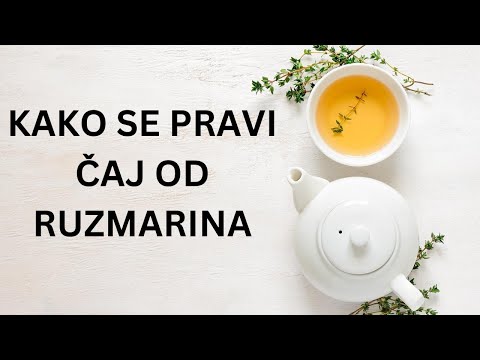 Kako se pravi čaj od ruzmarina