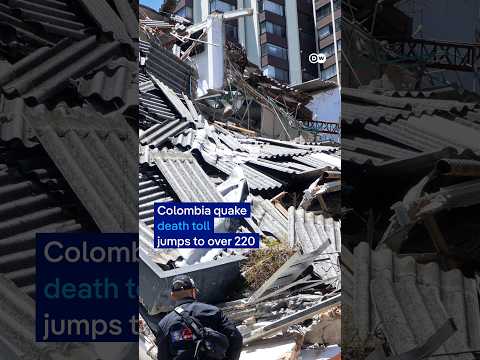 Death toll from Colombia's earthquake jumps | DW News