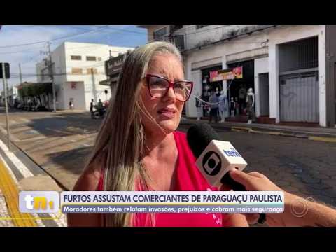 Onda de furtos a comércios e residências em Paraguaçu Paulista ganha repercussão regional