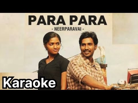 Para Para Paravai Ondru Song Karaoke For Female Singers - NeerParavai Movie
