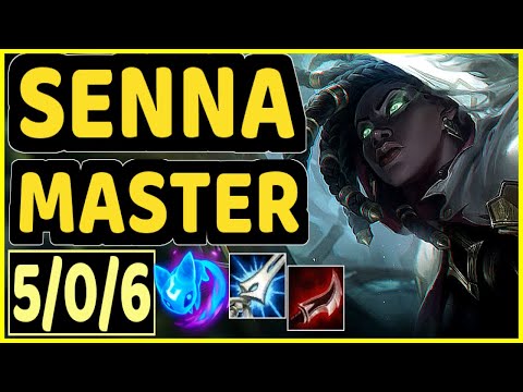 YUUKI60 (SENNA) - 5/0/6 KDA GAMEPLAY - EUW Ranked MASTER