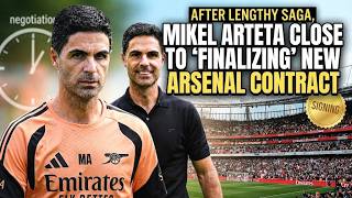 After Lengthy Saga, Mikel Arteta Close to ‘Finalizing’ New Arsenal Contract #arsenal #gunners