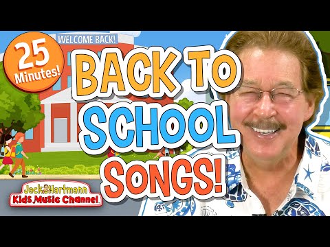 BACK to SCHOOL Songs! | 25 MInutes of Fun Back to School Songs for Kids! | Jack Hartmann
