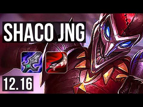 SHACO vs RAMMUS (JNG) | 3.5M mastery, 7/0/2, 700+ games, Godlike | EUW Diamond | 12.16