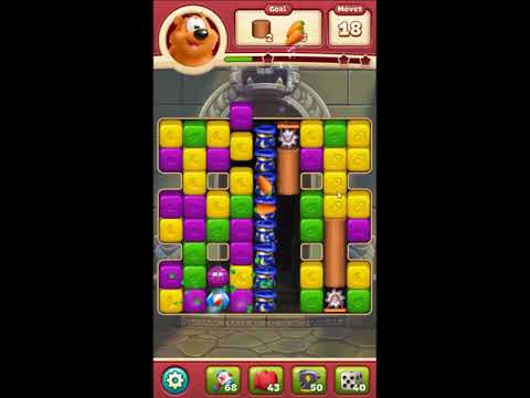 Toon Blast Level 2825 - NO BOOSTERS 🐻🐺🐱 | SKILLGAMING ✔️