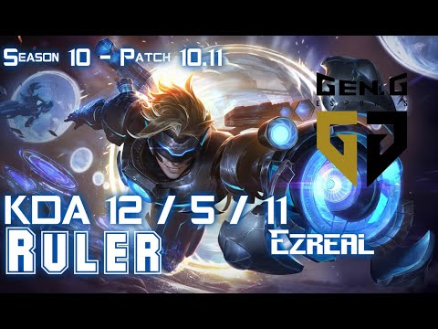 Gen Ruler EZREAL vs SENNA ADC - Patch 10.11 KR Ranked