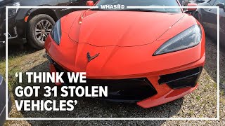 Multi-state investigation leads to several arrests, dozens of stolen cars found