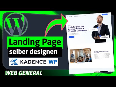 Homepage mit WordPress erstellen [Gutenberg + Kadence]