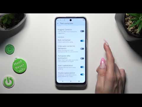 How to Switch On & Switch Off Automatic Typing Correction on MOTOROLA Moto G32 - Text Correction