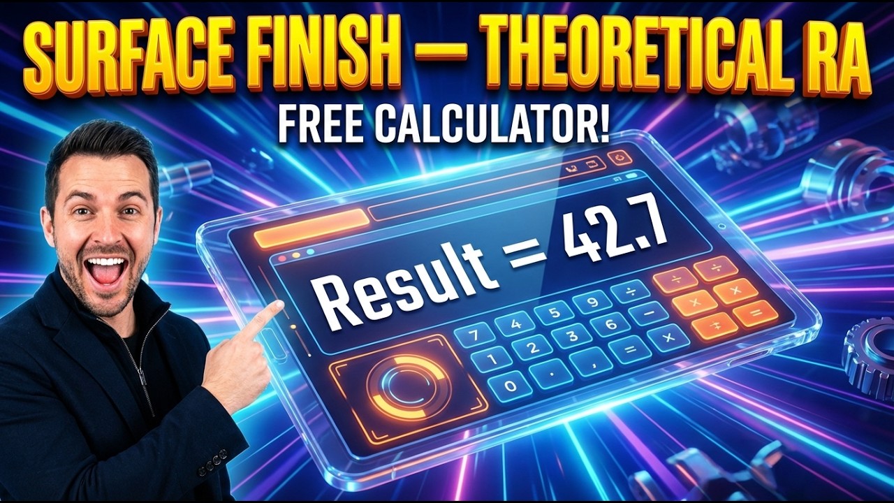Surface Finish Calculator — Theoretical Ra