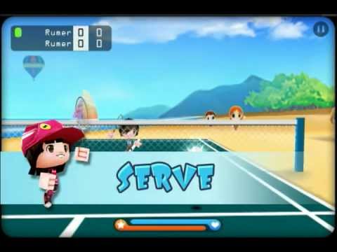 Vídeo de 3D Badminton