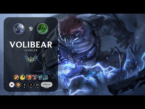 Volibear Jungle vs Zac - KR Challenger Patch 13.4
