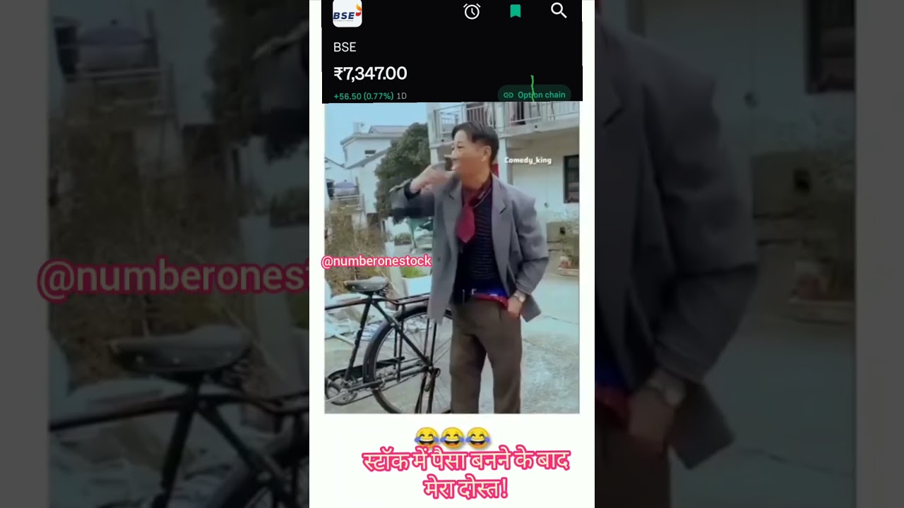 BSE share price jumps to fresh high after announcement of record date for 2:1 bonus shares #comedy