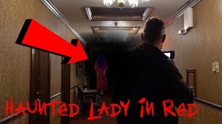 HAUNTED LADY IN RED AT 3AM - GHOST APPEARS! | OmarGoshTV