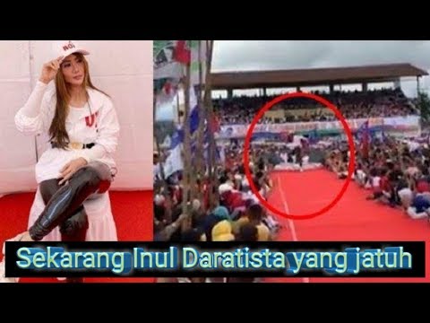 Detik Detik Inul Daratista Jatuh Dari Panggung Kampanye Jokowi