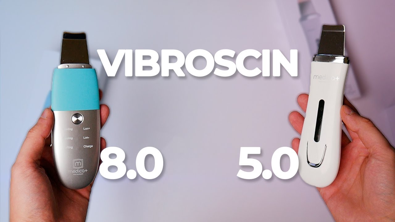 Ультразвуковой скрабер для очищения лица MEDICA+ VIBROSCIN 5.0 video preview