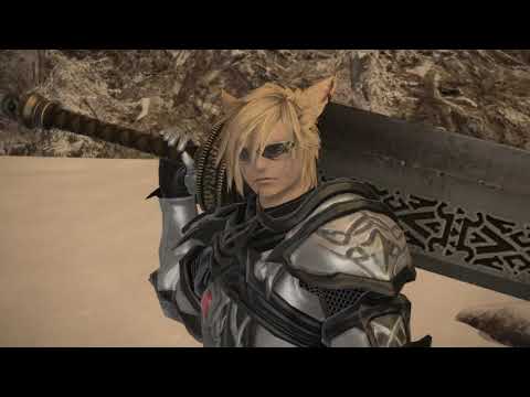 Final Fantasy XIV Shadowbringers - Level 80 Dark Knight Job Quest Final Cutscene